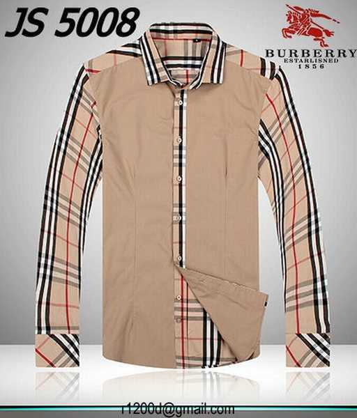 chemise burberry pas cher homme