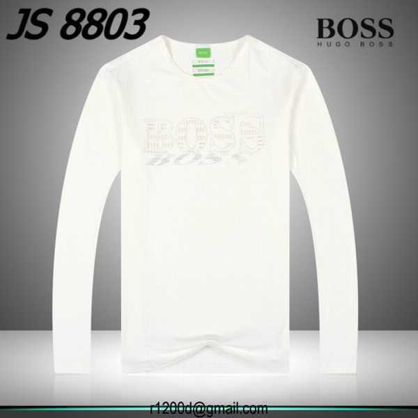 hugo boss homme T-shirts à manches longues