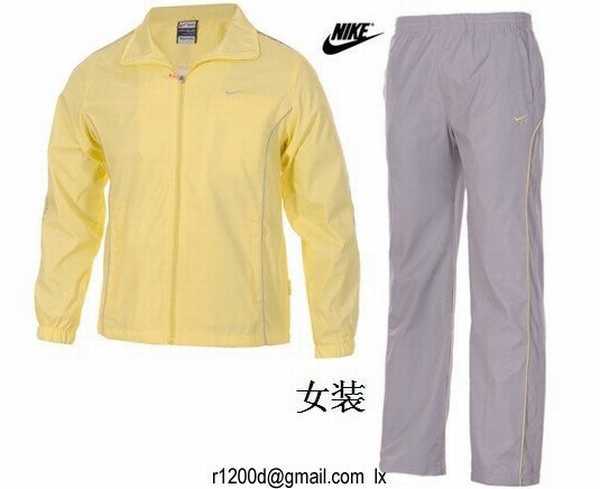 jogging nike jaune
