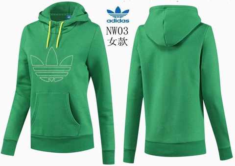 pull adidas femme vert